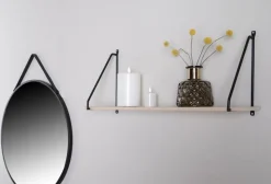 Arnhem Vägghylla - Svart/trä