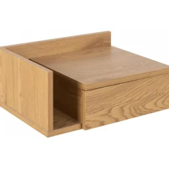 Ashlan vägghängt sängbord 40 x 32 cm - natur