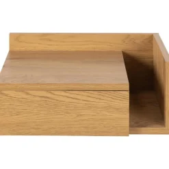Ashlan vägghängt sängbord 40 x 32 cm - natur