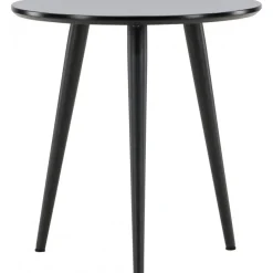 Askim sidobord Ø48 cm - Svart