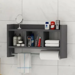 Asya vägghylla Antracit