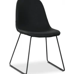 Atlantic sled stol i svart PU