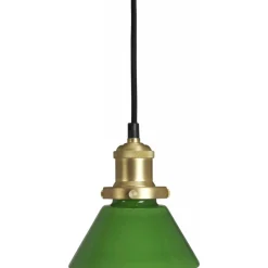 August fönsterlampa - Grön - 15 cm