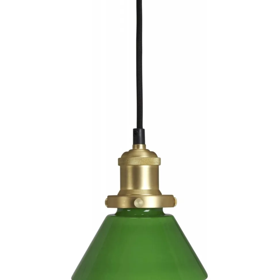 August fönsterlampa - Grön - 15 cm