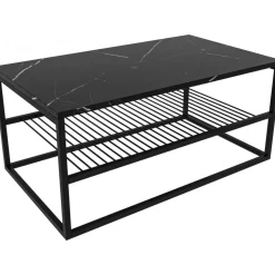 Azur soffbord 95 x 55 cm - Svart