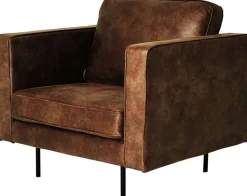 Balbus fåtölj - Mörkbrun