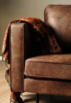 Balbus fåtölj - Mörkbrun