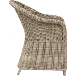 Balkongset: 2 stolar och soffbord Ø80 cm