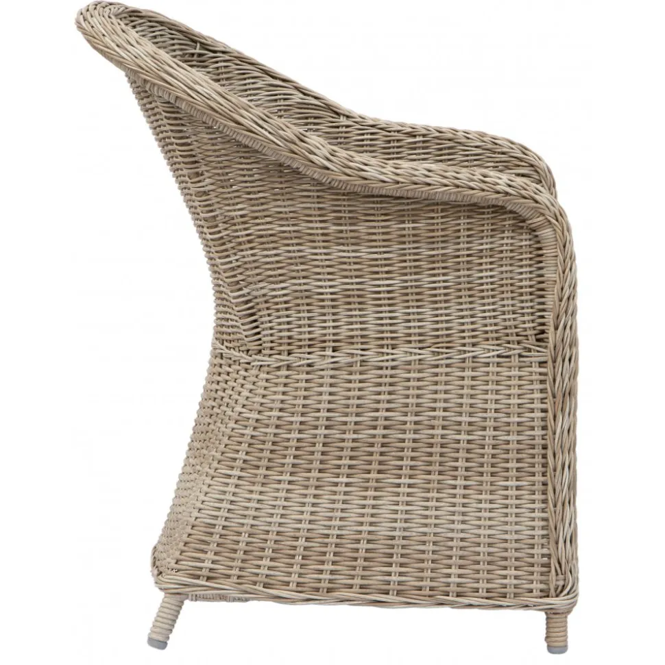 Balkongset: 2 stolar och soffbord Ø80 cm