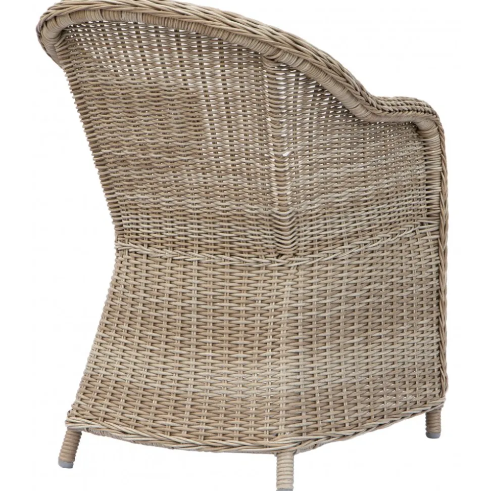 Balkongset: 2 stolar och soffbord Ø80 cm