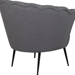 Ballini fåtölj - Grå tyg