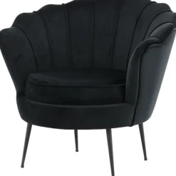 Ballini fåtölj - Svart sammet