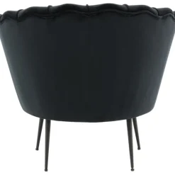 Ballini fåtölj - Svart sammet