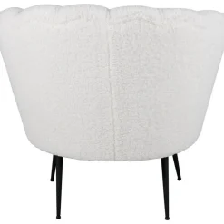 Ballini fåtölj - Vit teddy