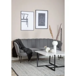 Ballini 3-sits soffa - Grå