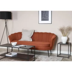 Ballini 3-sits soffa - Röd