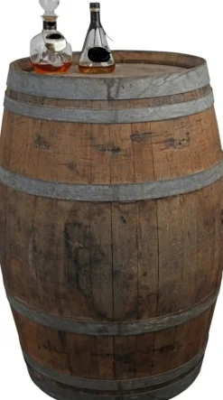 Barbord äkta vintage ektunna