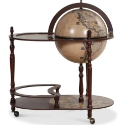 Barglob serveringsvagn - Mahogny / Ljus - Da Vinci