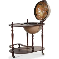 Barglob serveringsvagn - Mahogny / Ljus - Da Vinci