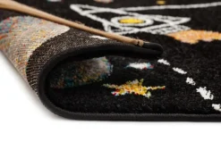 Barnmatta Mitchell Rymd - Svart