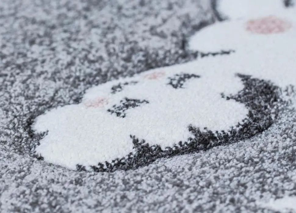 Barnmatta Sheri - Grå - 120x170 cm