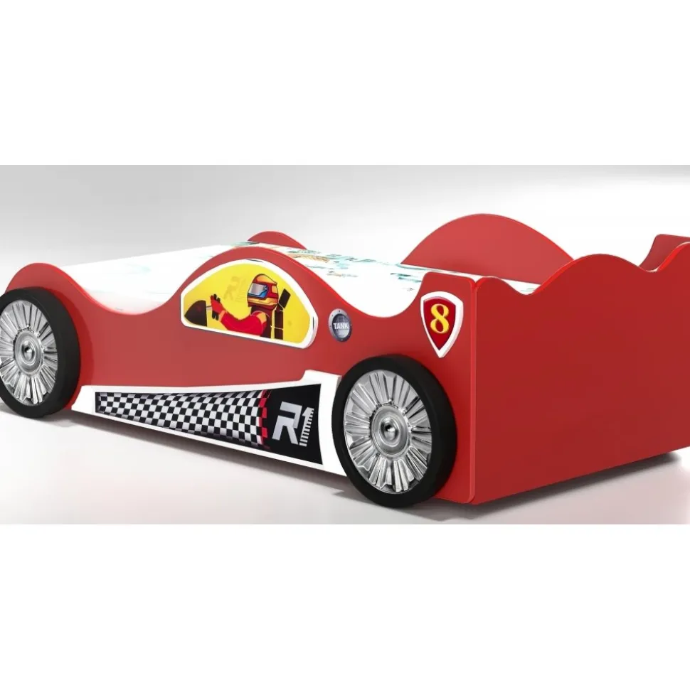 barnsäng bil - Röd Formel 1