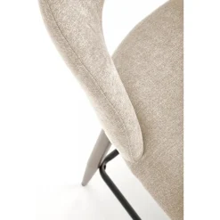 Barstol beige/valnöt sitthöjd 65 cm - Pelican + Möbeltassar