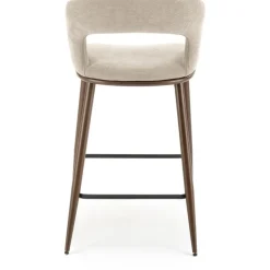 Barstol beige/valnöt sitthöjd 65 cm - Pelican + Textilrengöring för möbler