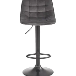 Barstol grå höj och sänkbar