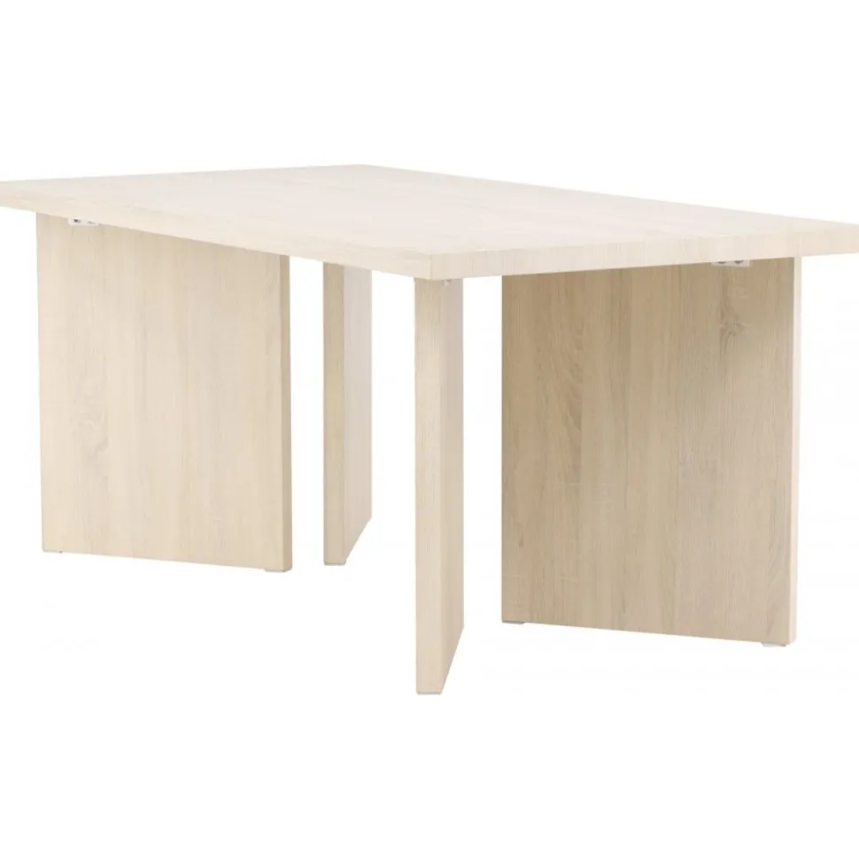 Bassholmen matbord 180 x 90 cm - Whitewash