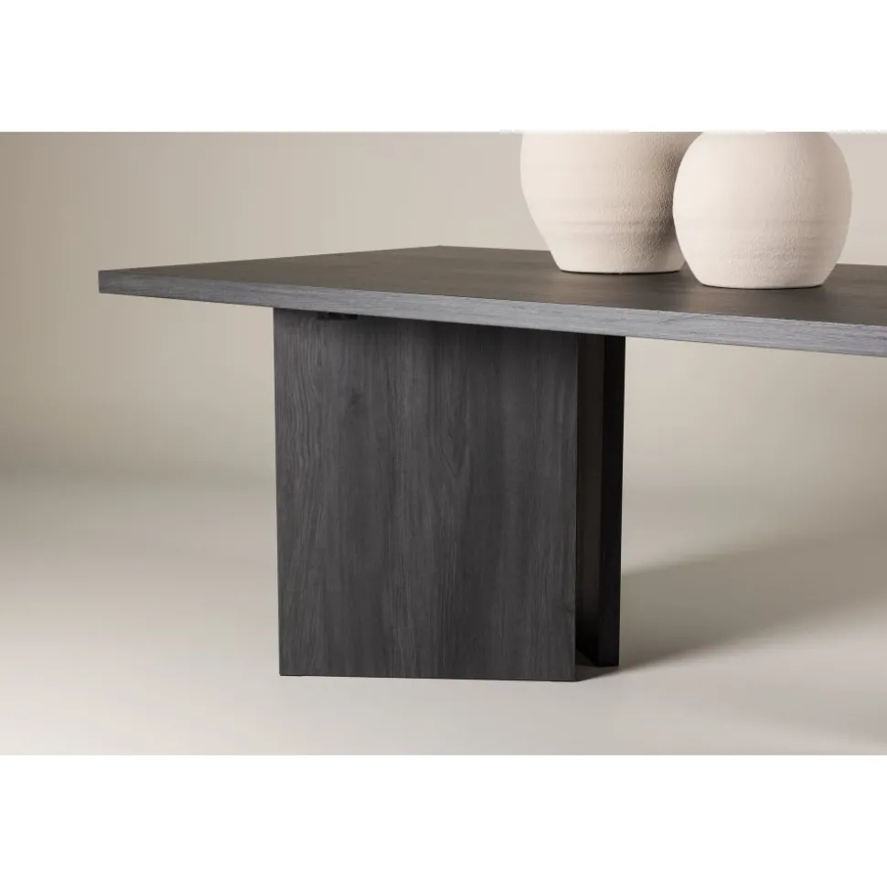 Bassholmen matbord 240 x 100 cm - Svart