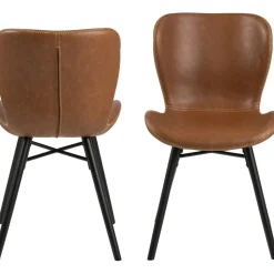 Batilda matstol - Brun PU