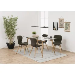 Batilda matstol - Khaki/ek