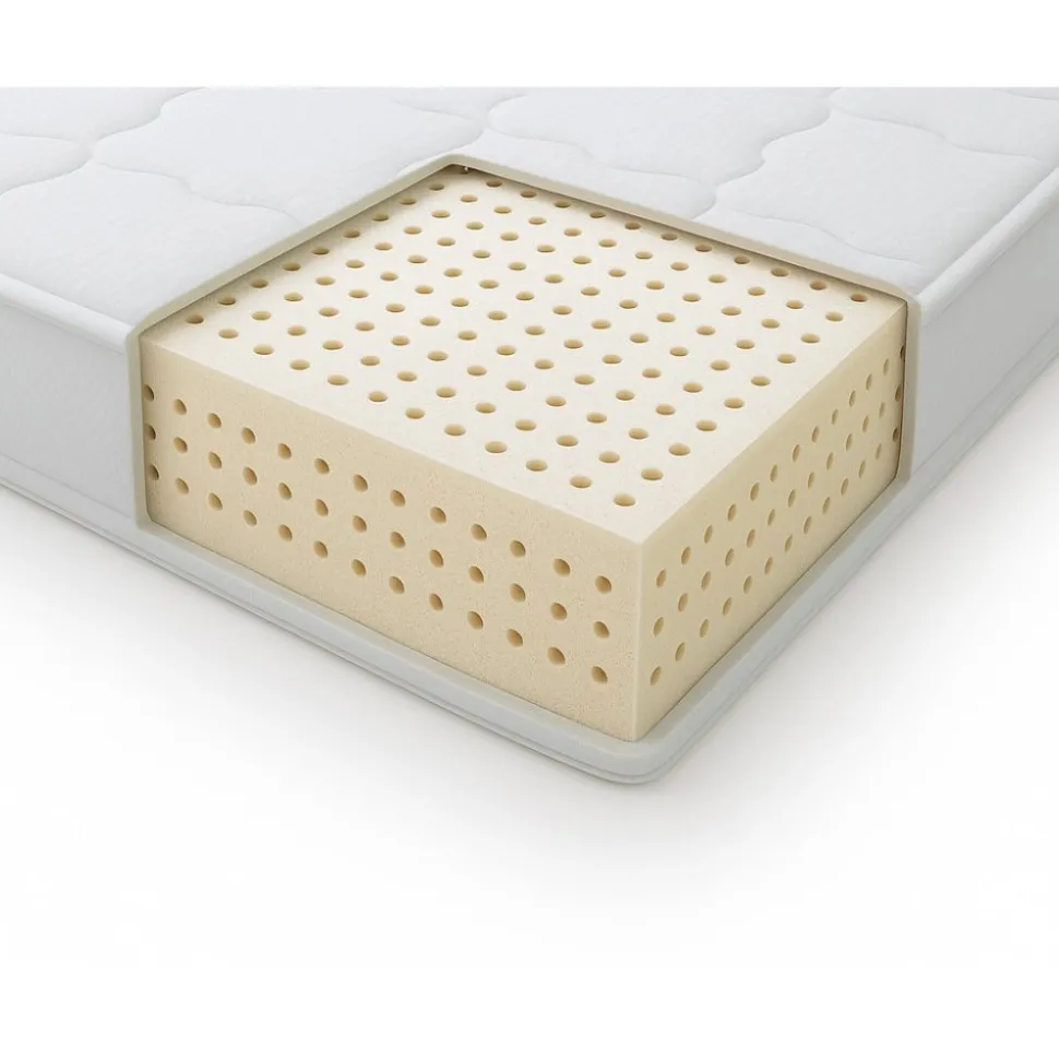 Bäddmadrass 90x200 cm Latex Talalay + Textilrengöring för möbler