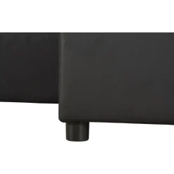 Bäddsoffa 218 cm PU-läder svart - Dream + Fläckborttagare för möbler