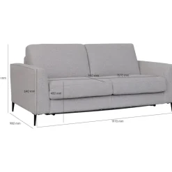 Bäddsoffa Gotland , framåt bäddad soffa