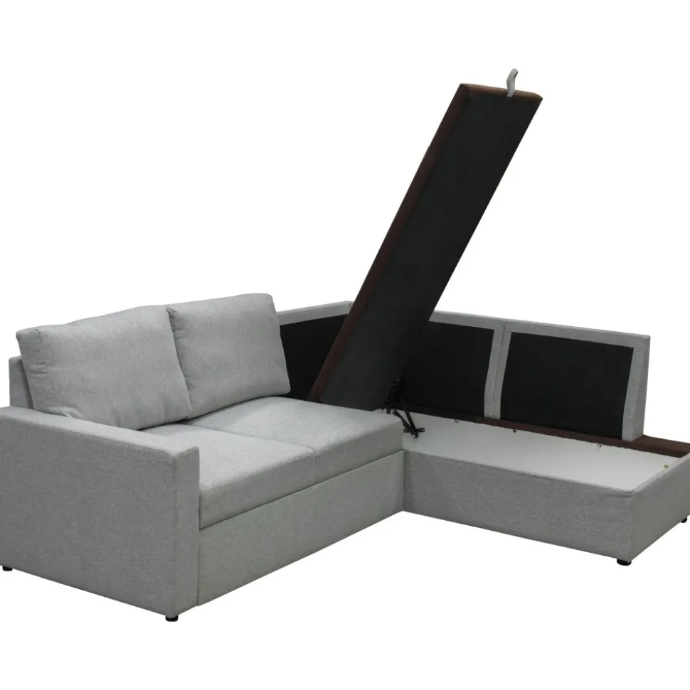 Bäddsoffa med förvaring 232 cm bred + Textilrengöring för möbler