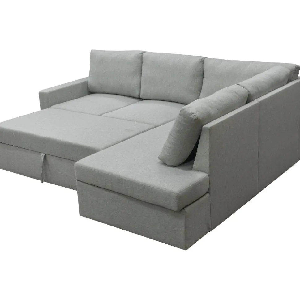 Bäddsoffa med förvaring 232 cm bred + Textilrengöring för möbler