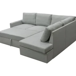 Bäddsoffa med förvaring 232 cm bred