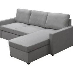 Bäddsoffa med förvaring 220 cm bred