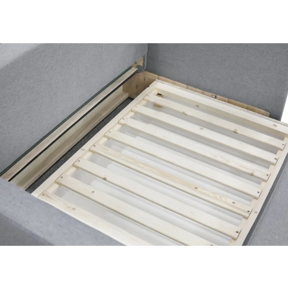 Bäddsoffa 2-sits grå