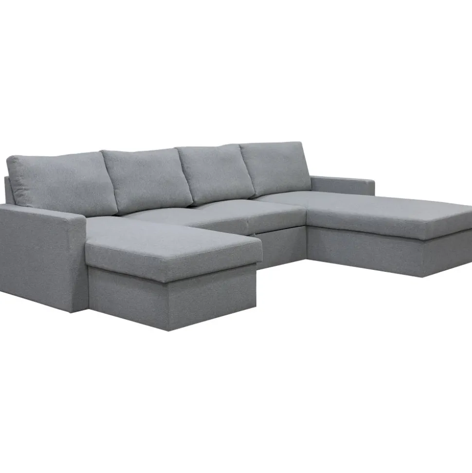 Bäddsoffa U-design grå - Tärnö