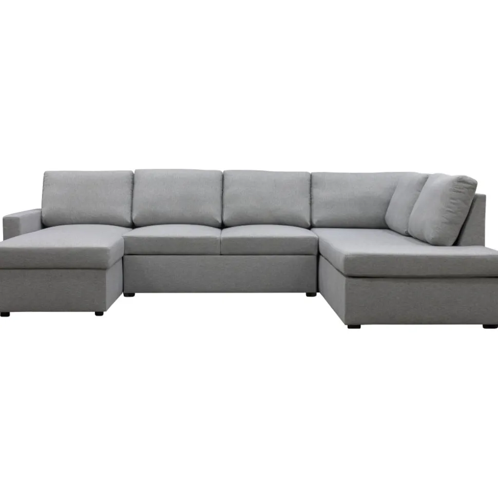 Bäddsoffa U-design grå - Tärnö + Fläckborttagare för möbler