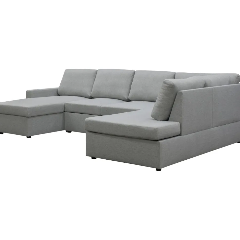 Bäddsoffa U-design grå - Tärnö + Fläckborttagare för möbler