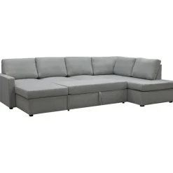 Bäddsoffa U-design grå - Tärnö + Fläckborttagare för möbler