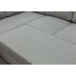 Bäddsoffa U-design grå - Tärnö + Textilrengöring för möbler