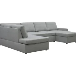 Bäddsoffa U-design grå - Tärnö + Textilrengöring för möbler