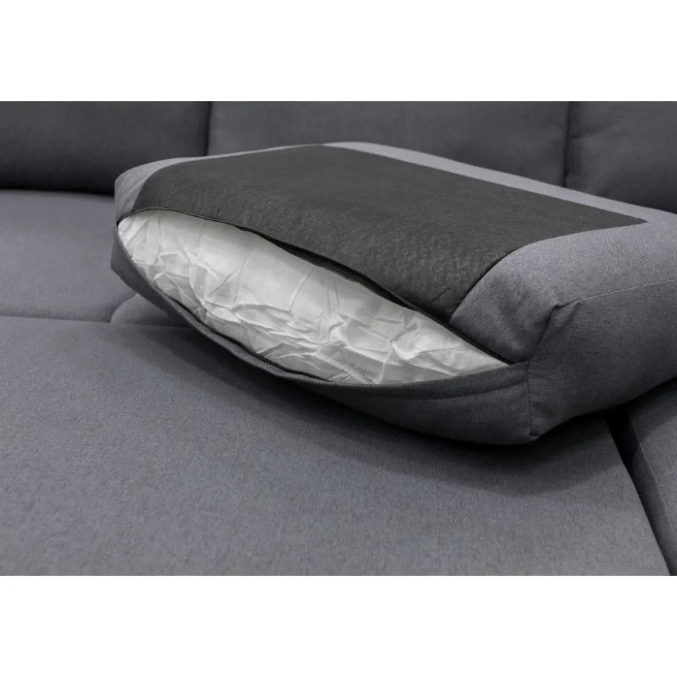 Bäddsoffa U-modell mörkgrå - Tärnö + Fläckborttagare för möbler