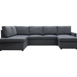 Bäddsoffa U-modell mörkgrå - Tärnö