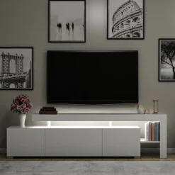 Beliz TV-bänk - Vit